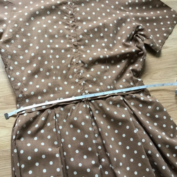 1950’s true vintage polka dot dress - Picture 6 of 14